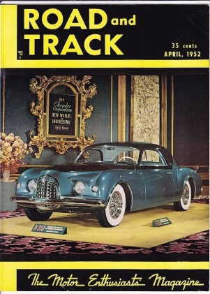 ROAD & TRACK 1952 APR - Vol3 #9, AUTO UNION HISTORY, ALFA 158-159, FITCH JAG